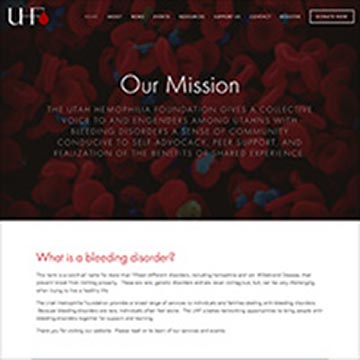 Utah Hemophilia Foundation Website
